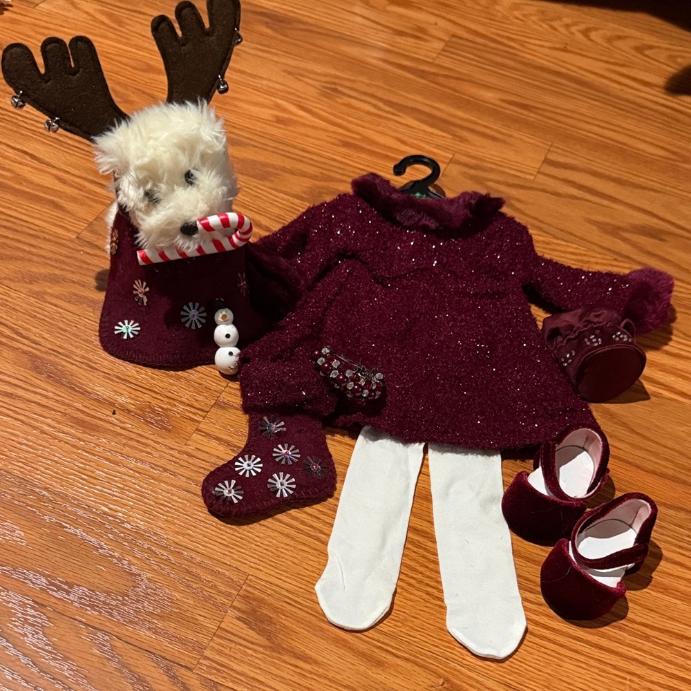 American Girl Holiday Dress with Coconut Accessories - Coconut NOT included